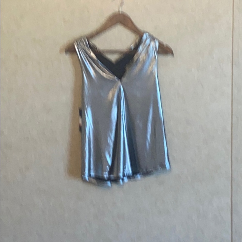 Silver tank top